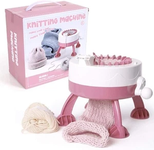 Knitting Machine 22 Needles, Board Rotating Double Loom, for pink - Picture 1 of 8
