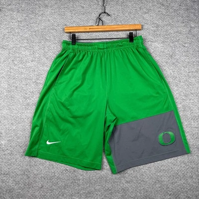 Pantalones Cortos de Fútbol Nike Oregon Ducks Para Hombres Medianos M Verde Equipo Emitido Dri-Fit Foto 1 de 4
