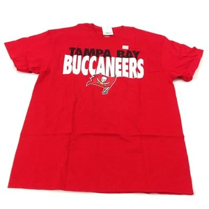 Nfl Team Tampa Bay Buccaneers Mens Tshirt Top Crew Neck Short Sleeve Red M New - Picture 1 of 3