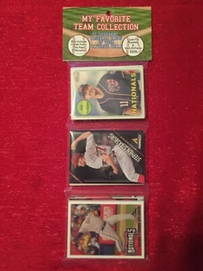 WASHINGTON NATIONALS 50 Different Baseball Cards Rack Pack-Mixed Players & Years - Picture 1 of 2