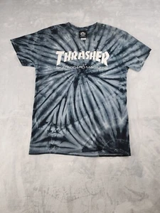 Thrasher Magazine Tie Dye Shirt Mens Medium Skateboarding Skate or Die SF Tee - Picture 1 of 8