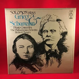 GRIEG & SCHUMANN Piano Concertos SOLOMON MENGES 1977 UK Vinyl LP record - Imagen 1 de 1