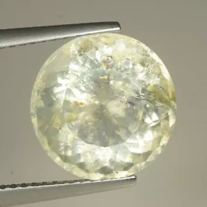 5.15Cts 12mm Round Rarest Natural Hyalite Opal color Change under UV Light - Picture 1 of 4