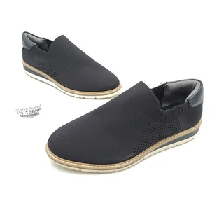 Me Too REID-SC Women's 6 Core Black Round Toe Casual Slip On Sneaker Shoes - Picture 1 of 11