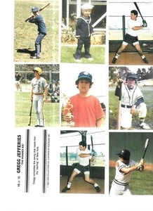 GREGG JEFFRIES "THE WONDER KID" 1989 16 CARD GLOSSY SET-QUANTITY DISCOUNTS - Imagen 1 de 1