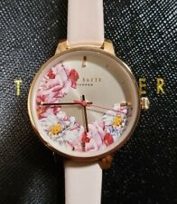 Ted Baker TE50005012 Watch With 38mm Floral Dial & Lighter Pinkish Tone Band 