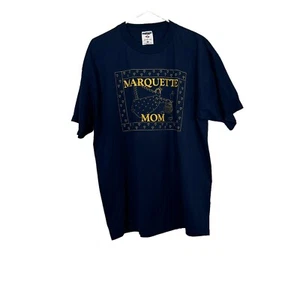 Marquette University Marquette Mom Mother Short Sleeve T-Shirt Tee Size XL Blue - Picture 1 of 10