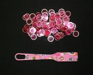 Magnetic Designer Pink Bingo Wand and 100 Chips Markers - Use on paper sheets - Picture 1 of 1