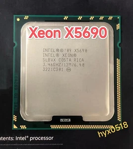 Intel Xeon X5690 SLBVX 3.46GHz 6 Core 6.4GT/s 12MB 1333GHz LGA1366 CPU Processor - Bild 1 von 3