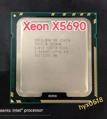 Intel Xeon X5690 SLBVX 3.46GHz 12MB 6-Core LGA1366 CPU Processor Tested - Image 1 of 3