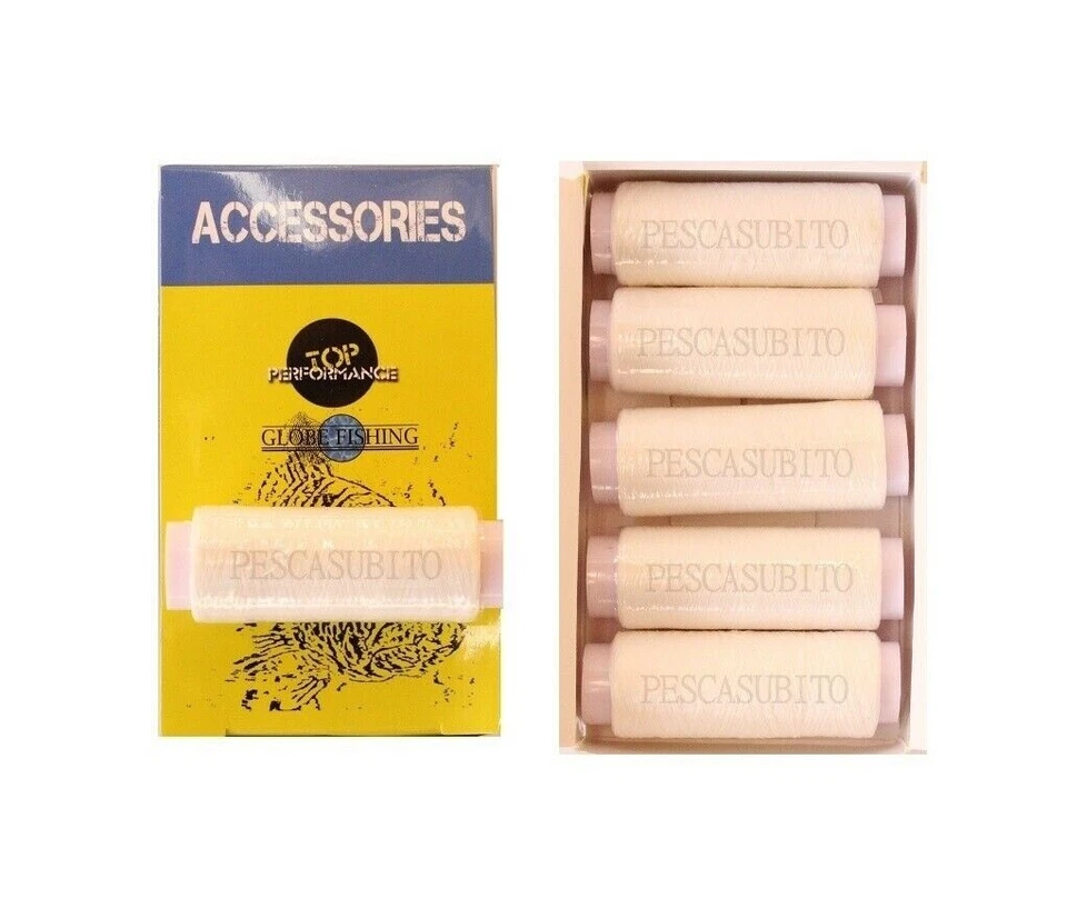 Filo Elastico per Esche - 1000Mt Sottile Pesca Bolentino Mare Surfcasting TP - Immagine 1 di 1