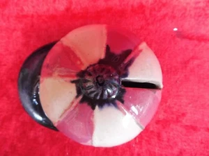 Belle Vieux Tirelire__Casquette De Jockey__Faïence Anglaise Vers 1900__Original - Foto 1 di 6