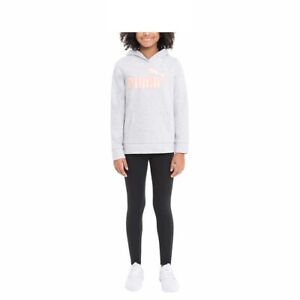 PUMA Girls' Youth French Terry Hoodie-Variety