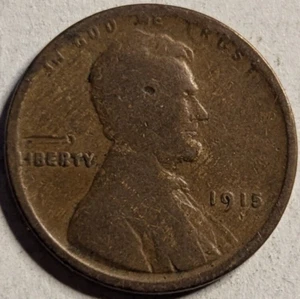 1915 Lincoln Wheat Cent - Picture 1 of 4