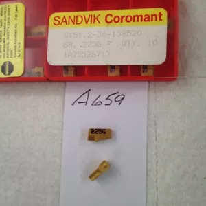 10 NEW SANDVIK N151.2-300 CARBIDE INSERTS. GRADE: 225G. {A659} - Picture 1 of 1