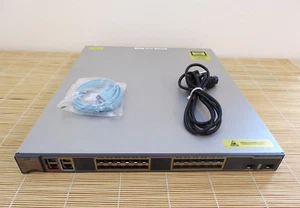 Cisco ME-3600X-24FS-M 24x Gigabit Switch L-ME3600X-10G L-ME3600X-A Single AC PSU - Bild 1 von 1