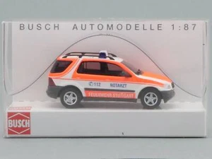 Busch 48508 MB M-CLASS Fw Stuttgart Ambulance 1:87 Mint! Boxed 1703-20-68 - Picture 1 of 2