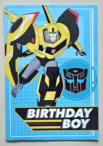 Happy Birthday, Boy! / Transformers Greeting Card (incl. Envelope 5×7") - Picture 1 of 4