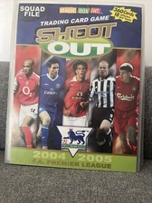 Shoot Out Trade Cards 2004/05 Premier League 341 card Near Complete Set & Binder