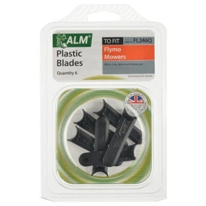 ALM FL246Q Plastic Blades for Flymo Mowers – Pack of 6 Replacement Blades - Picture 1 of 1