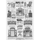 MAPLE & CO Tottenham Court Rd House Furnisher Victorian Advertisement 1891