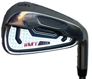 +1" TALL LONG MENS EXTRA LONG BMT S550 IRONS Golf Clubs 4-PW,AW Steel Stiff Flex - Picture 1 of 1