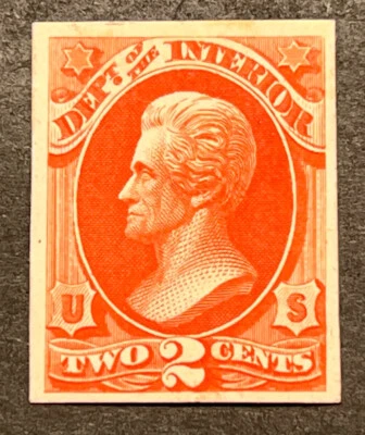 Travelstamps: US Stamps Scott #O16p4 Department of Int. Official Proof NGAI NH - Image 1 of 4