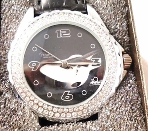 stock B: MONTRE "TELECASTER" - bracelet cuir noir -  - Bild 1 von 3