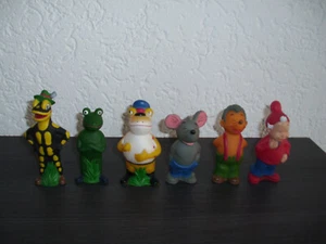 6 Original SALAMANDER Werbefiguren "Lurchi und seine Freunde" 3. Generation - Bild 1 von 4
