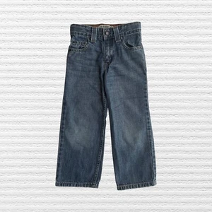 Vintage Levi's Boys Authentics Signature Jeans Blue Denim Loose Fit Size 6R - Picture 1 of 11