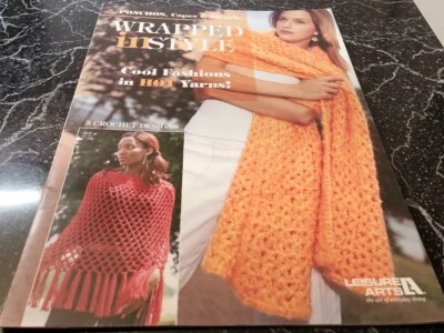 AL1 LEISURE ARTS 2004, WRAPPED IN STYLE CROCHET PATTERN LEAFLET - Image 1 of 4