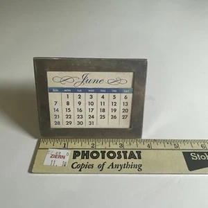 Tiffany & Co. Miniature Sterling Silver Calander - Picture 1 of 6