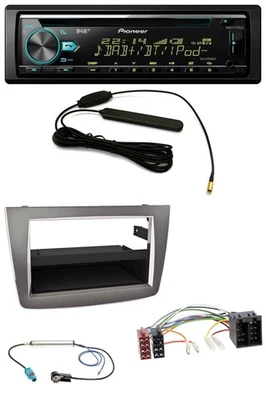 Pioneer CD MP3 AUX DAB USB Autoradio für Alfa Romeo MiTo 955 08-14 ISO dunkelsil - Bild 1 von 4