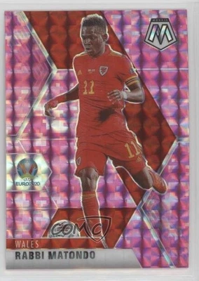 2021 Panini Mosaic UEFA Euro 2020 Pink Camo Mosaic Prizm Rabbi Matondo #199 - Image 1 of 2