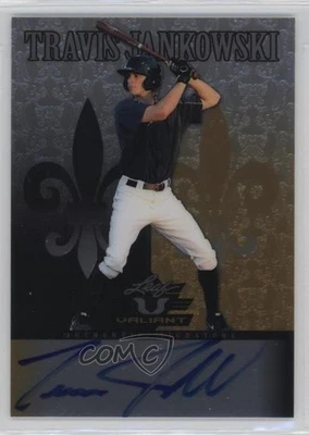 2012 Leaf Valiant Black /5 Travis Jankowski #VA-TJ1 Auto - Image 1 of 2