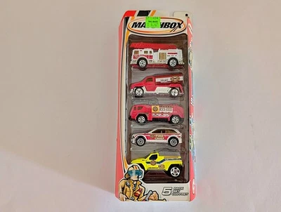Matchbox 5 Pack  - Fire Vehicles  - 2005 (variation2) - Image 1 of 4
