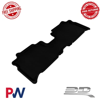 Alfombrilla 3DMAXpider Custom Fit Kagu negra segunda fila para 04-09 Lexus RX330/350 Foto 1 de 4