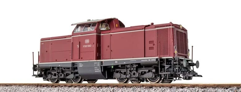 ESU 31570 H0 AC/DC Diesellok V100 1063 altrot Ep. III DB Sound - Bild 1 von 1