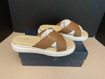 Novo! Sandálias femininas Cole Haan Grandpro Rally cruzadas em mel. Tamanho 8,5 - Imagem 1 de 4