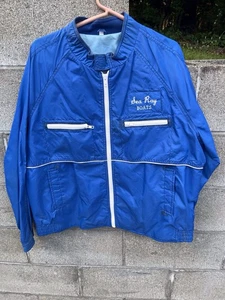 Giacca a vento vintage anni 70 Sea-Ray Boats XL blu vintage Tony Cano - Foto 1 di 12