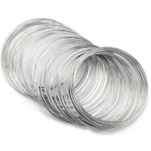 100pcs Loops 55mm Diameter Memory Wire Bracelet DIY Jewelry Bracelet MakingTDW - Picture 1 of 7