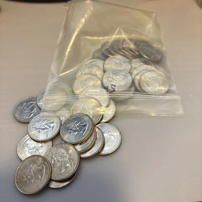 2005 P Kansas Statehood Quarter BU Roll- 40 Coins from original bank roll - Image 1 of 2
