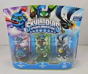 Skylanders Spyro's Adventure Triple Pack Wrecking Ball, Stealth Elf, Sonic Boom - Foto 1 di 7