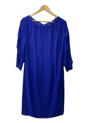 GRACE KARIN Womens Chiffon Flutter Sleeve Party Cocktail Dress Size 12 Blue Foto 1 de 4