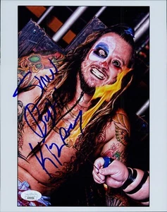 Kizarny Sinn Bodhi Wrestler WWE TNA Signed 8x10 Glossy Photo JSA Authenticated - Picture 1 of 2