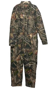 REDHEAD Silent Hide Camo Coveralls Mens XL Insulated Fishing Hunting One Piece - Picture 1 of 14