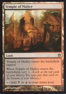 TEMPLE OF MALICE 164/165 BORN OF THE GODS MTG MAGIC NM - Picture 1 of 1