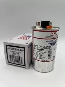 AmRad USA2234 Laufkondensator 45 + 10 uf MFD 370/440 Volt Made in USA - NEU - Bild 1 von 2