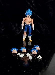 Dragon Ball Super kong studio Super Saiyan Evolution Blue Vegeta battle damaged - Picture 1 of 2