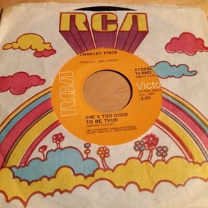 Charley Pride 45 She's Too Good To Be True / She's That Kind - Picture 1 of 2